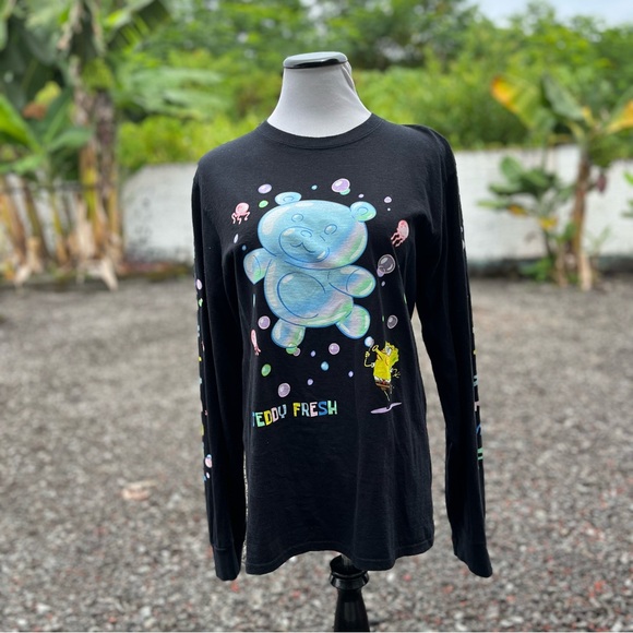 Teddy Fresh x SpongeBob SquarePants Bubble Long Sleeve Shirt - Picture 1 of 17